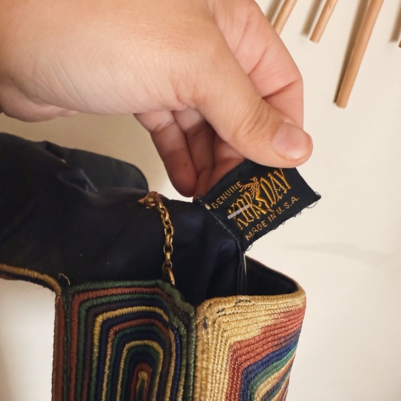 Colorful Striped Clutch - Picture 6 of 6